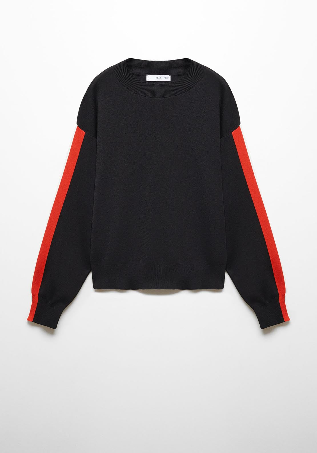 Mango Round neck knit sweater 5 Shaws Department Stores