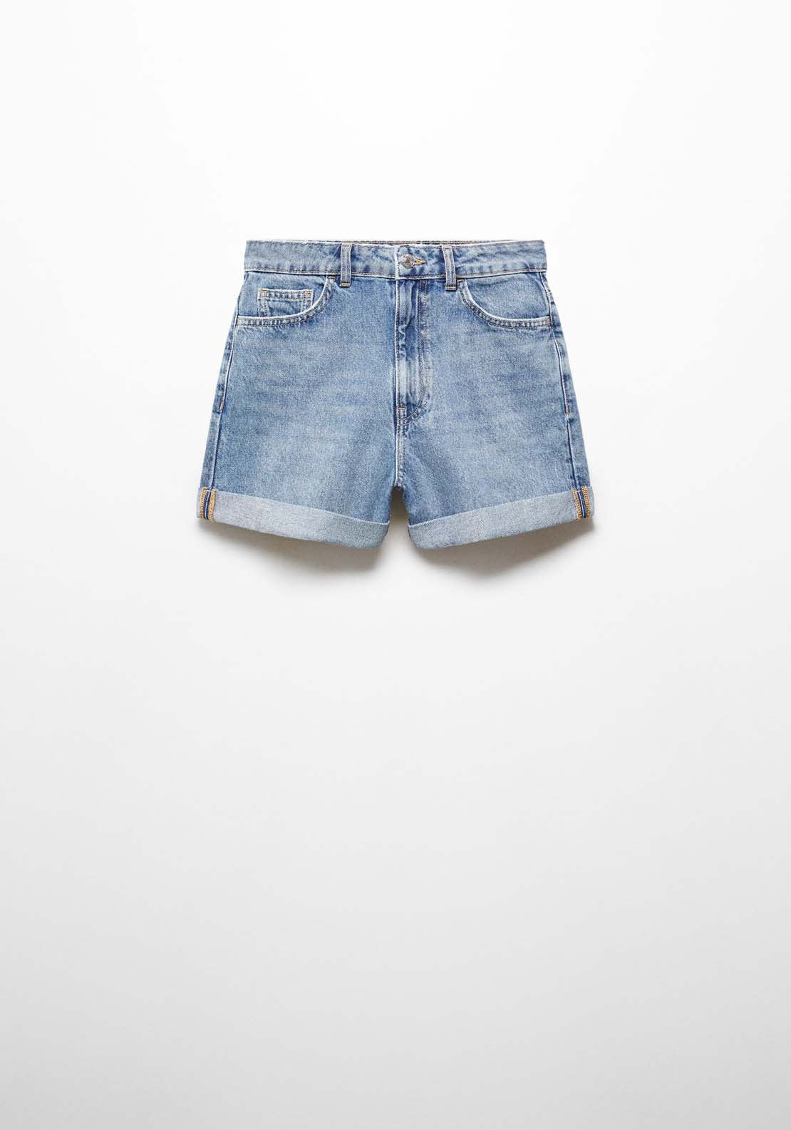 Mango Mom-fit denim shorts 7 Shaws Department Stores