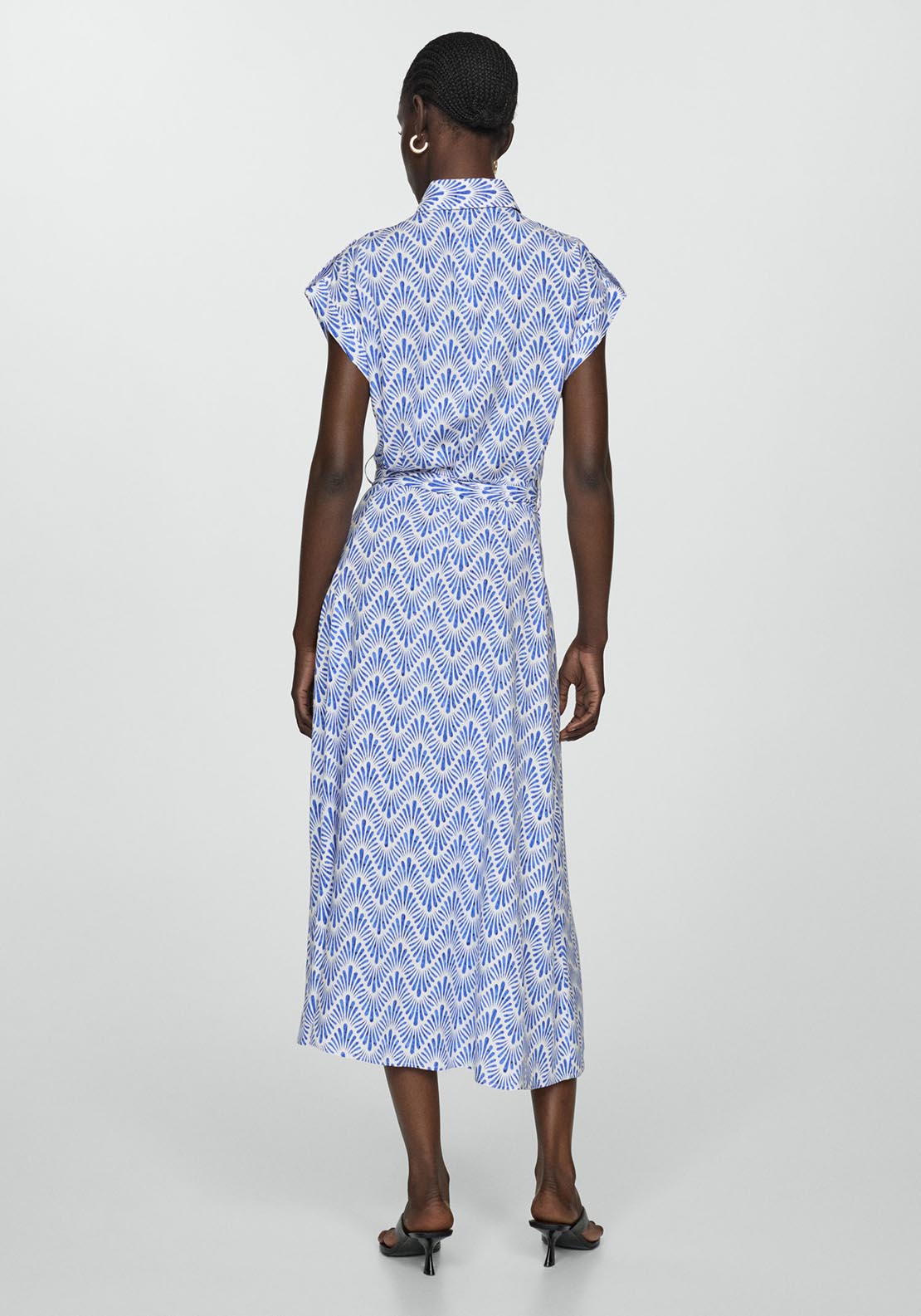 Mango Bow shirt dress 2 Shaws Department Stores