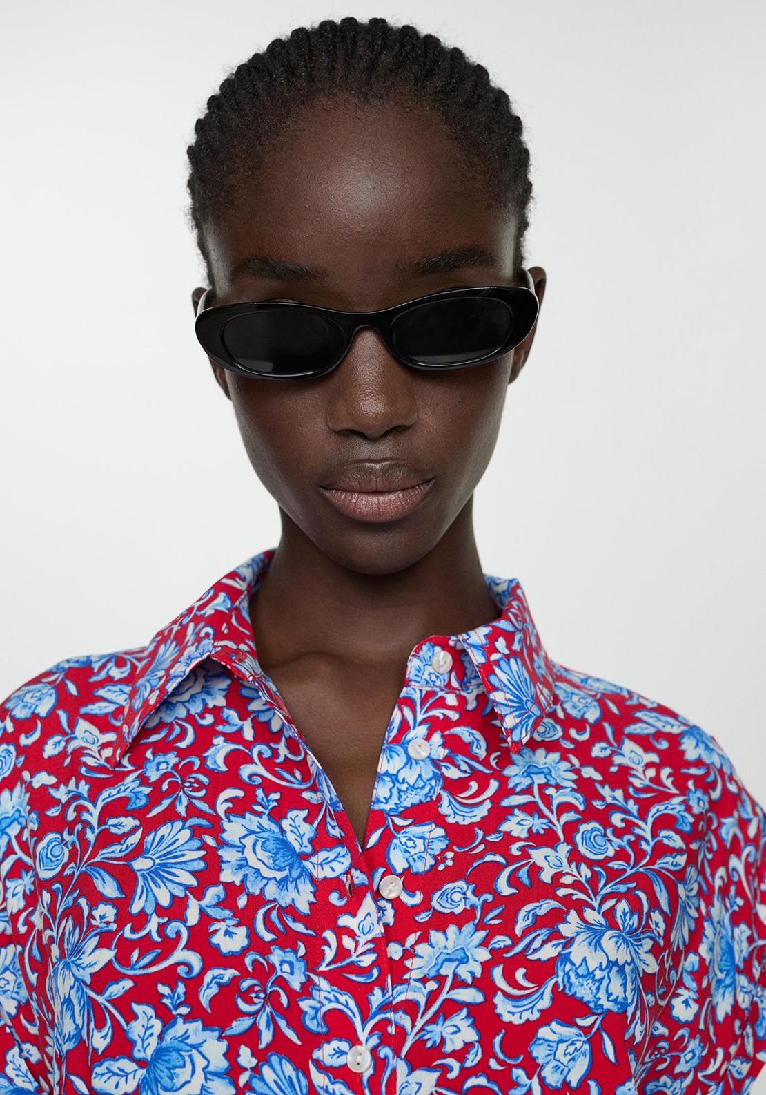 Mango Bow shirt dress 4 Shaws Department Stores