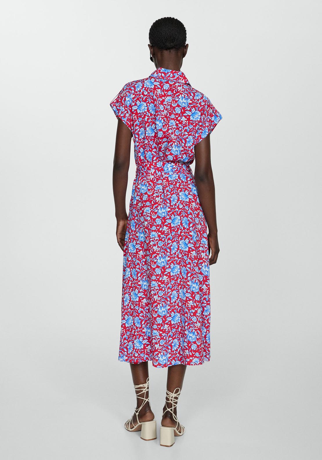 Mango Bow shirt dress 5 Shaws Department Stores