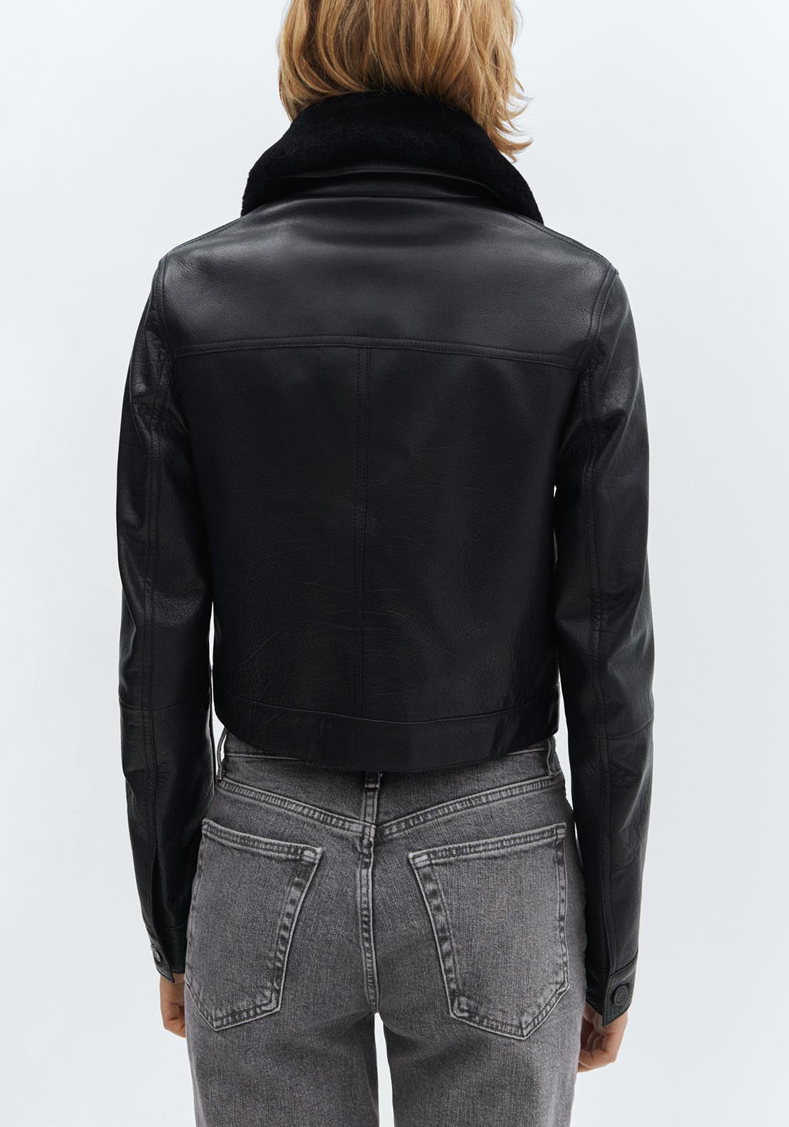 Mango Slim cropped jeans 5 Shaws Department Stores