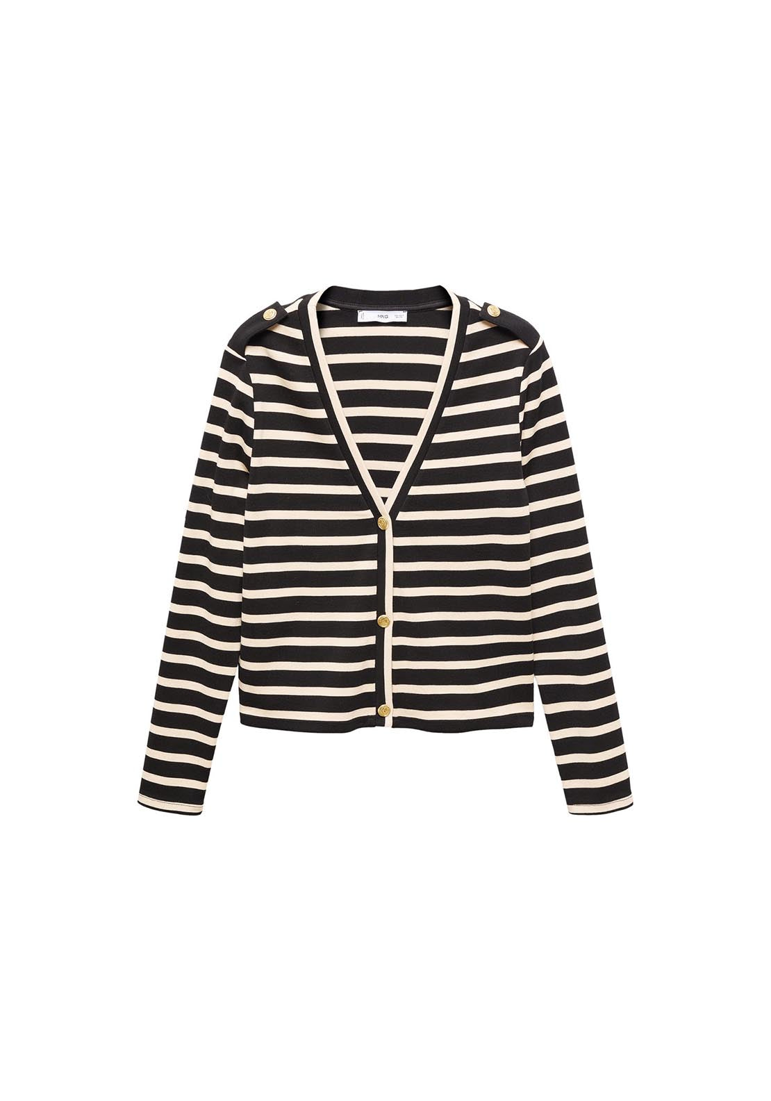 Mango Striped cardigan with buttons 7 Shaws Department Stores
