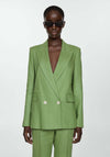 Blazer suit 100% linen - Green