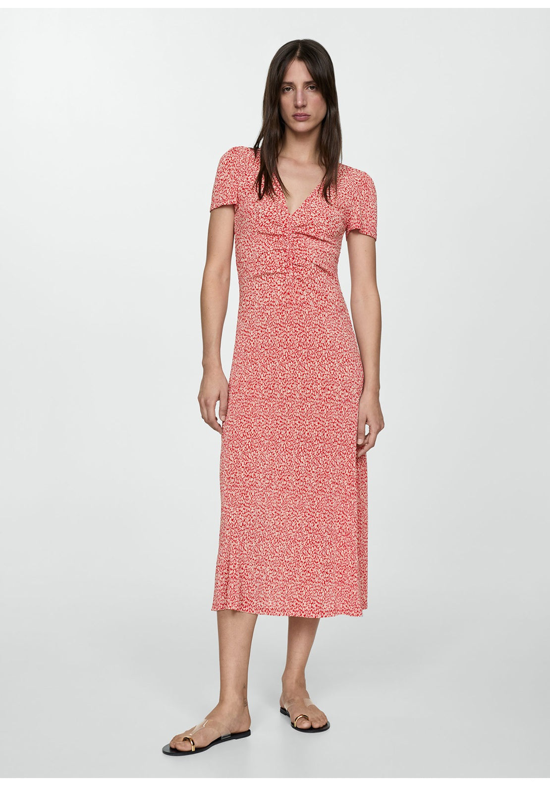 Mango Floral print dress 1 Shaws Department Stores