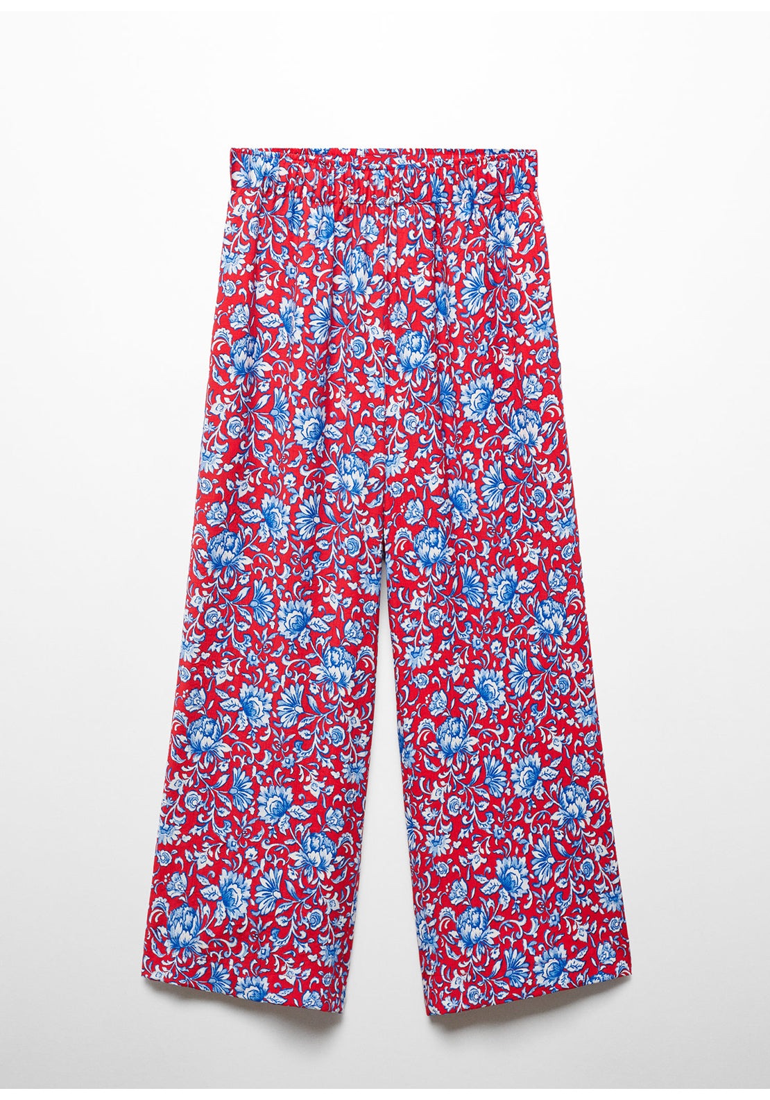 Mango Floral print culotte trousers 7 Shaws Department Stores