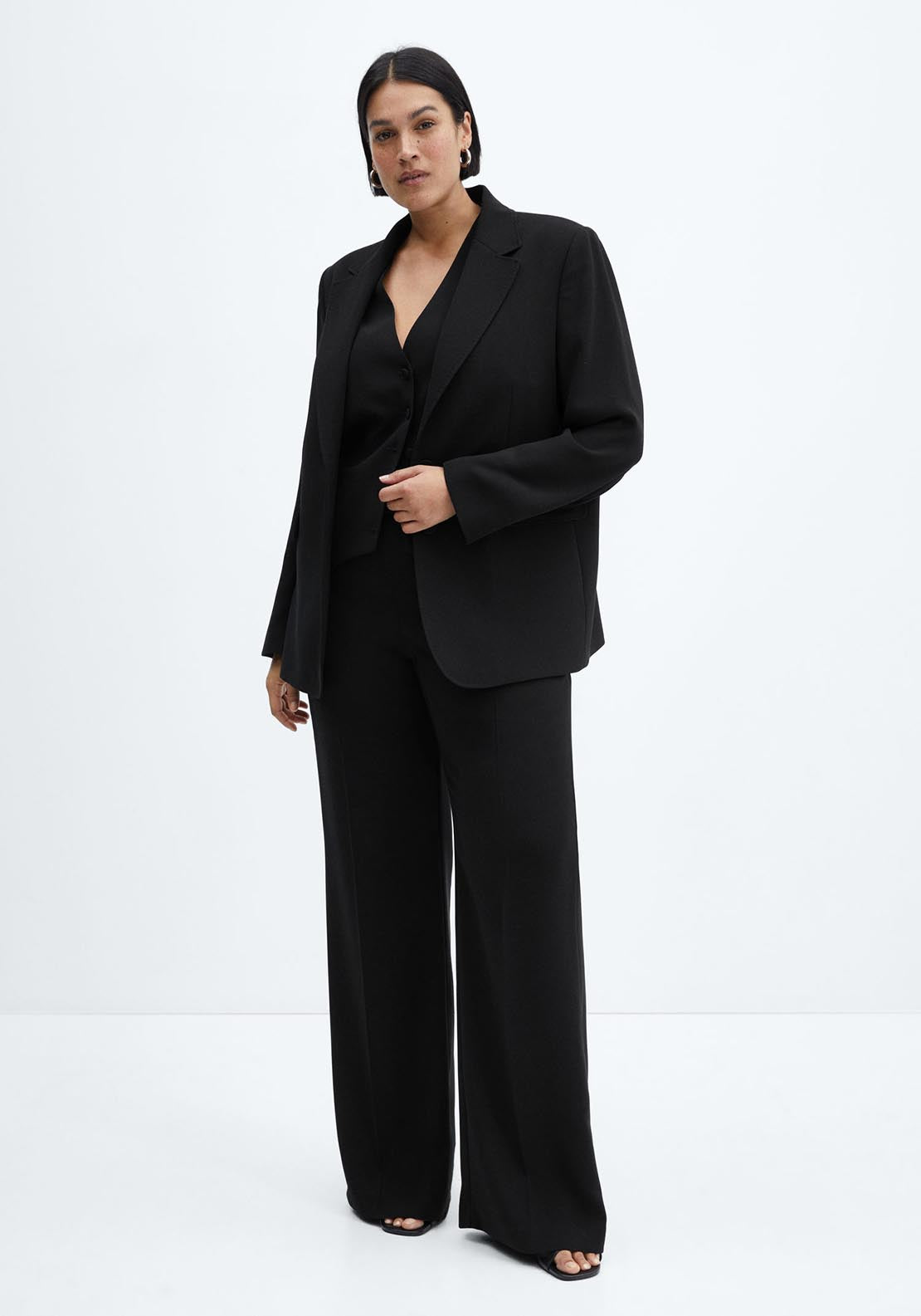 Mango Straight-fit suit jacket 2 Shaws Department Stores