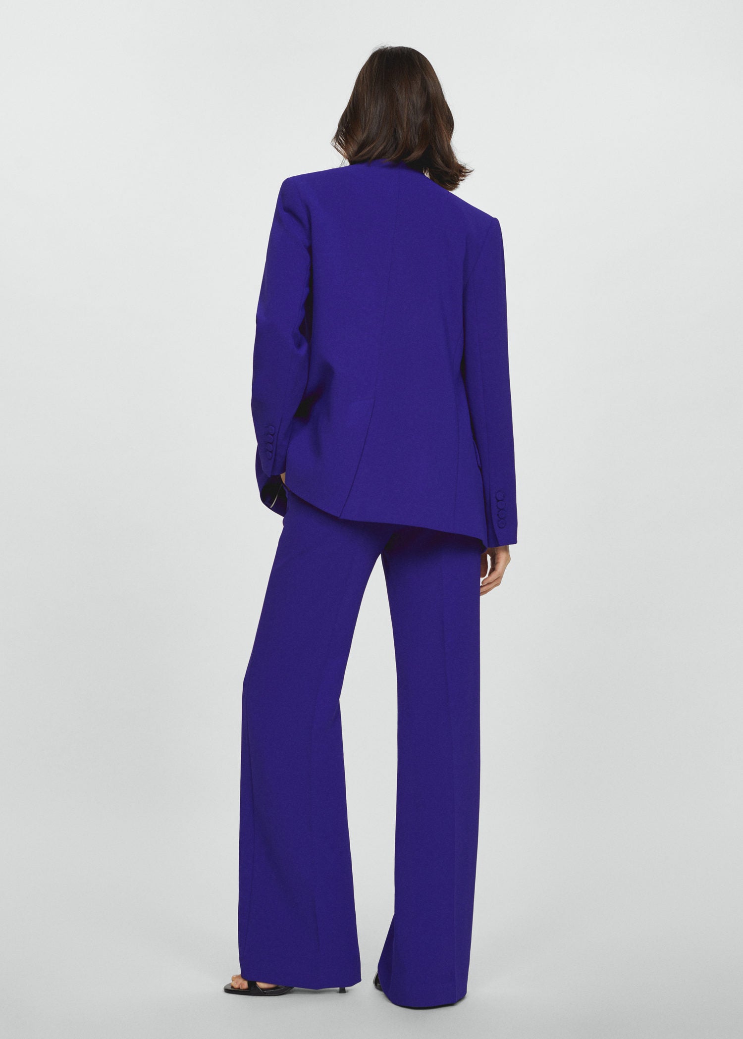 Mango High-rise wideleg trousers 2 Shaws Department Stores