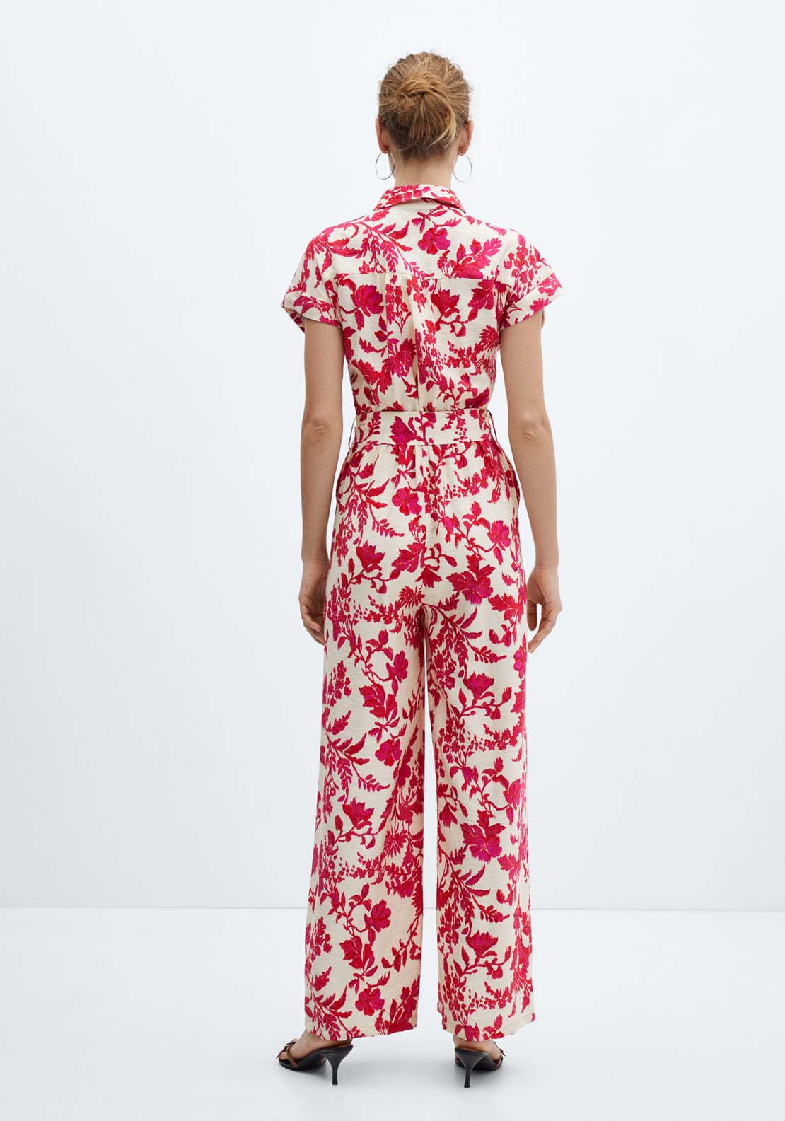 Mango Floral print jumpsuit 2 Shaws Department Stores