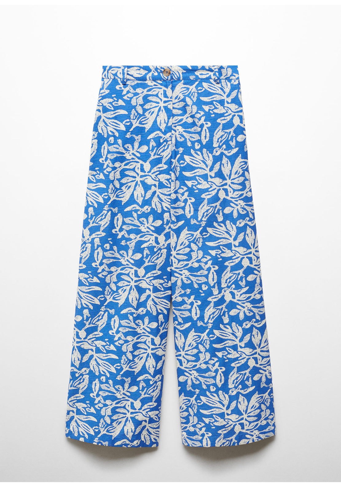 Mango Wide leg printed trousers 5 Shaws Department Stores
