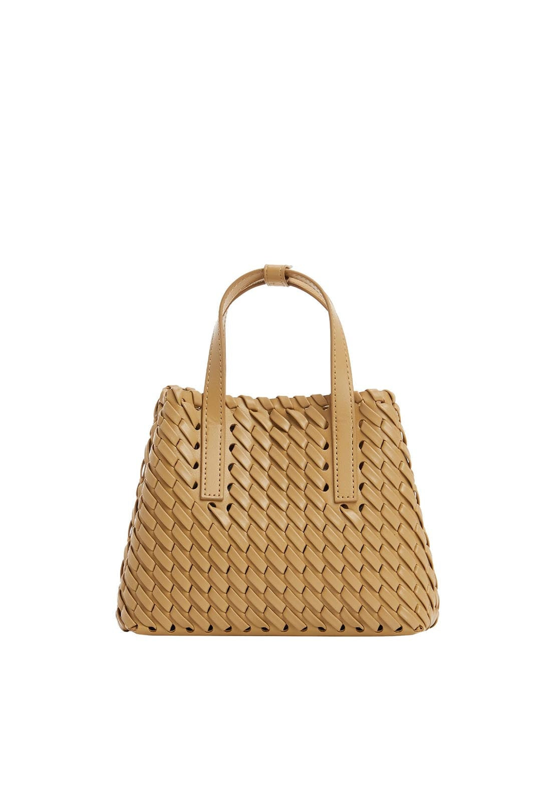 Mango Double handle braided bag 2 Shaws Department Stores
