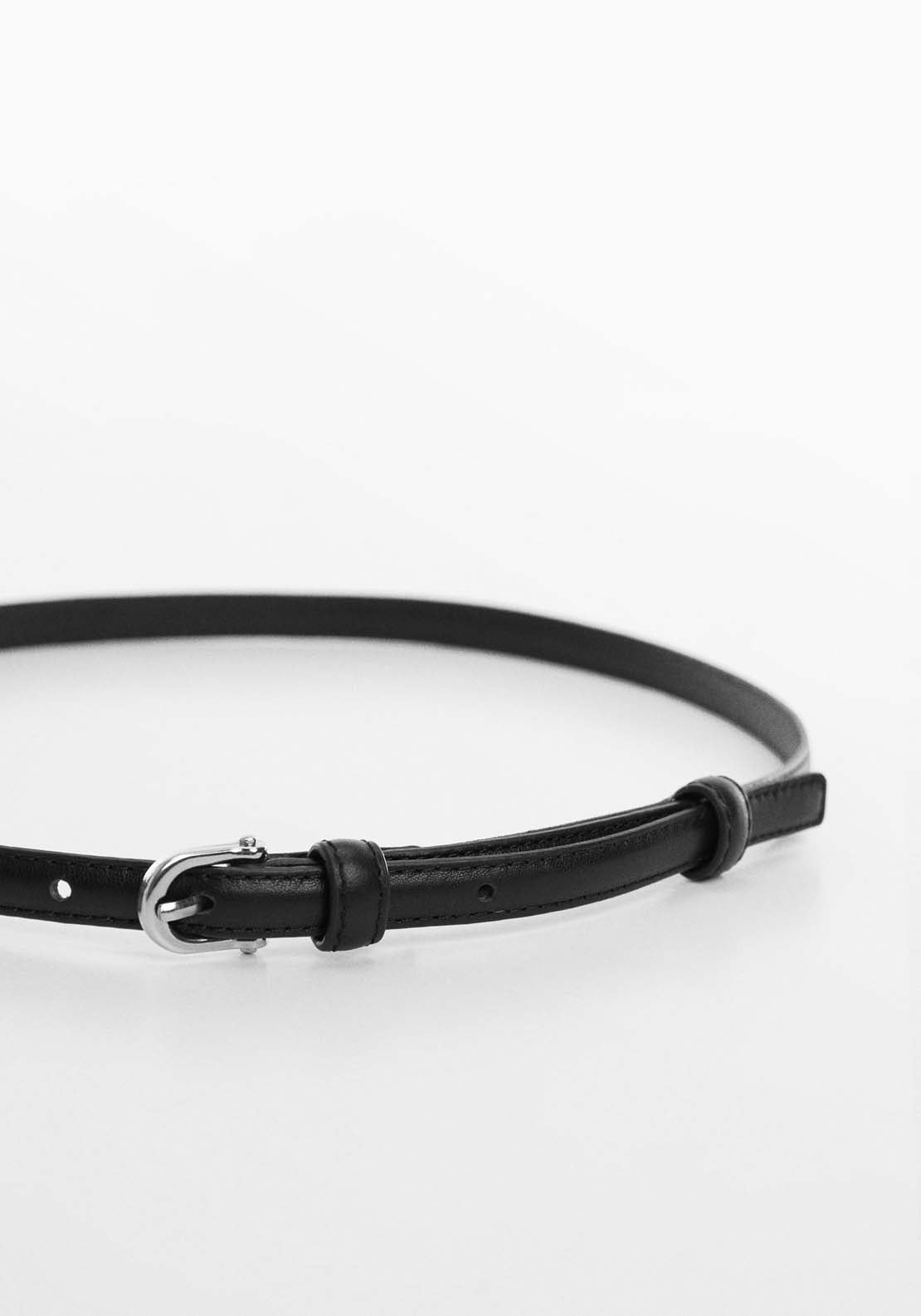 Mango Buckle leather belt 3 Shaws Department Stores