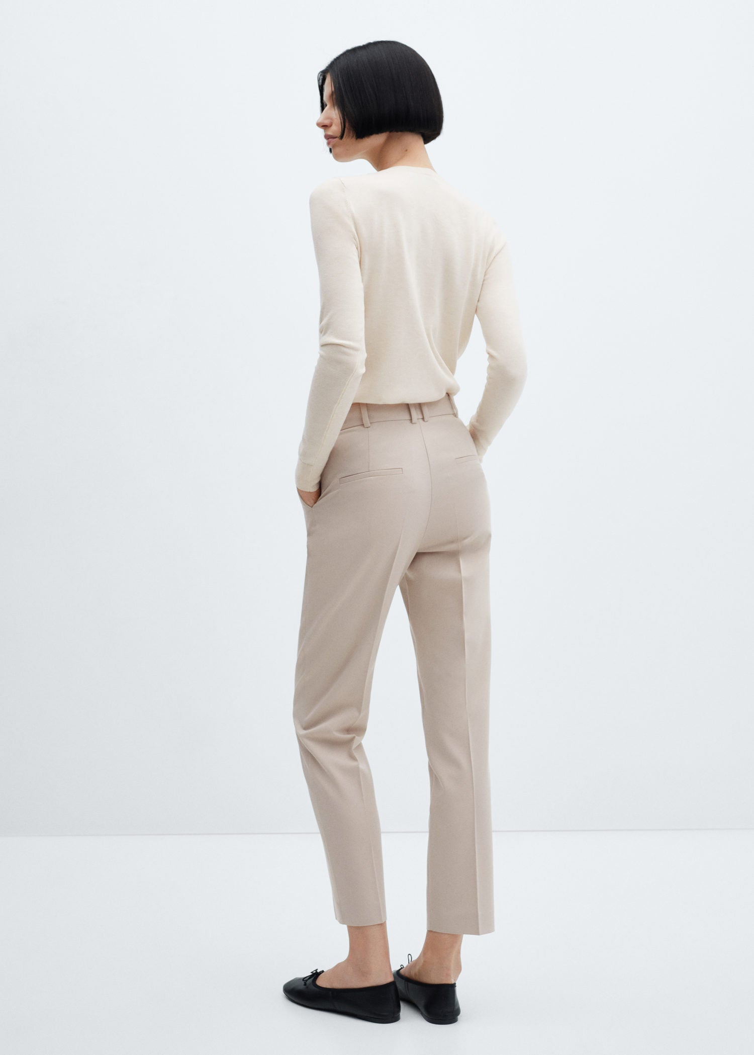 Mango Straight suit trousers 3 Shaws Department Stores