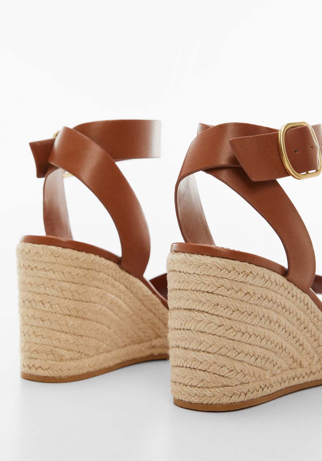 Mango Wedge buckle sandals 4 Shaws Department Stores