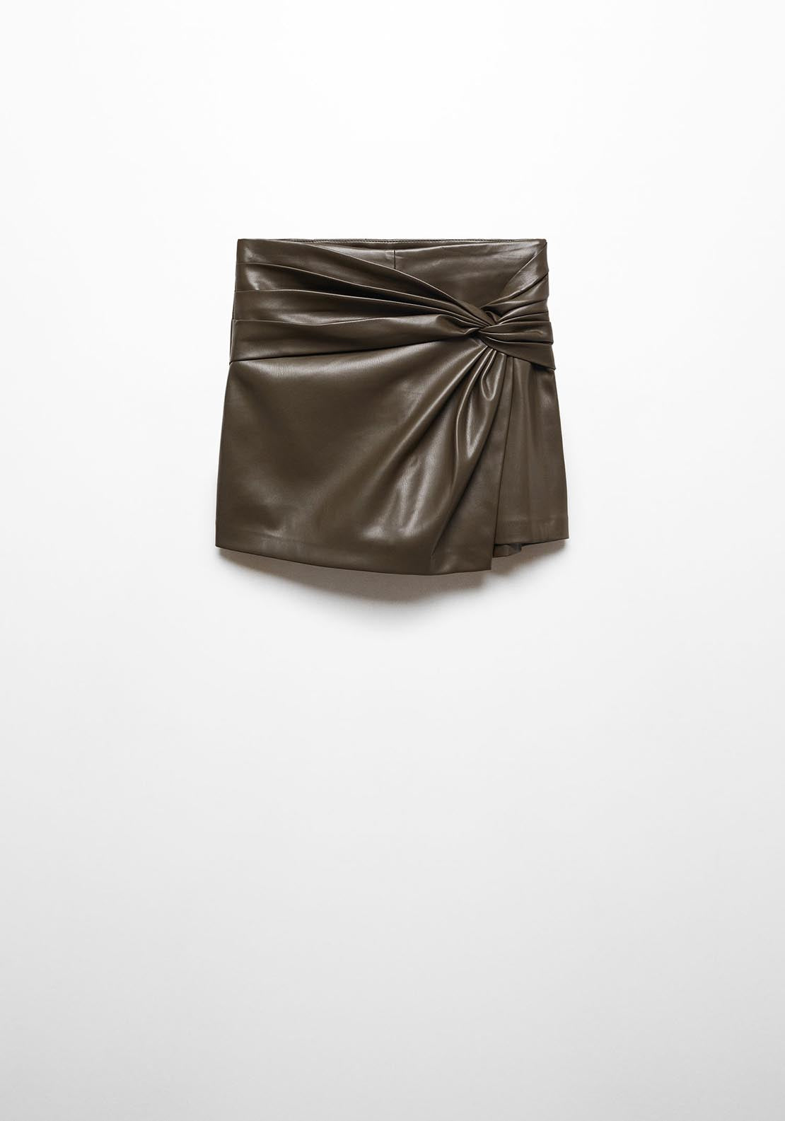 Mango Leather-effect culottes 7 Shaws Department Stores