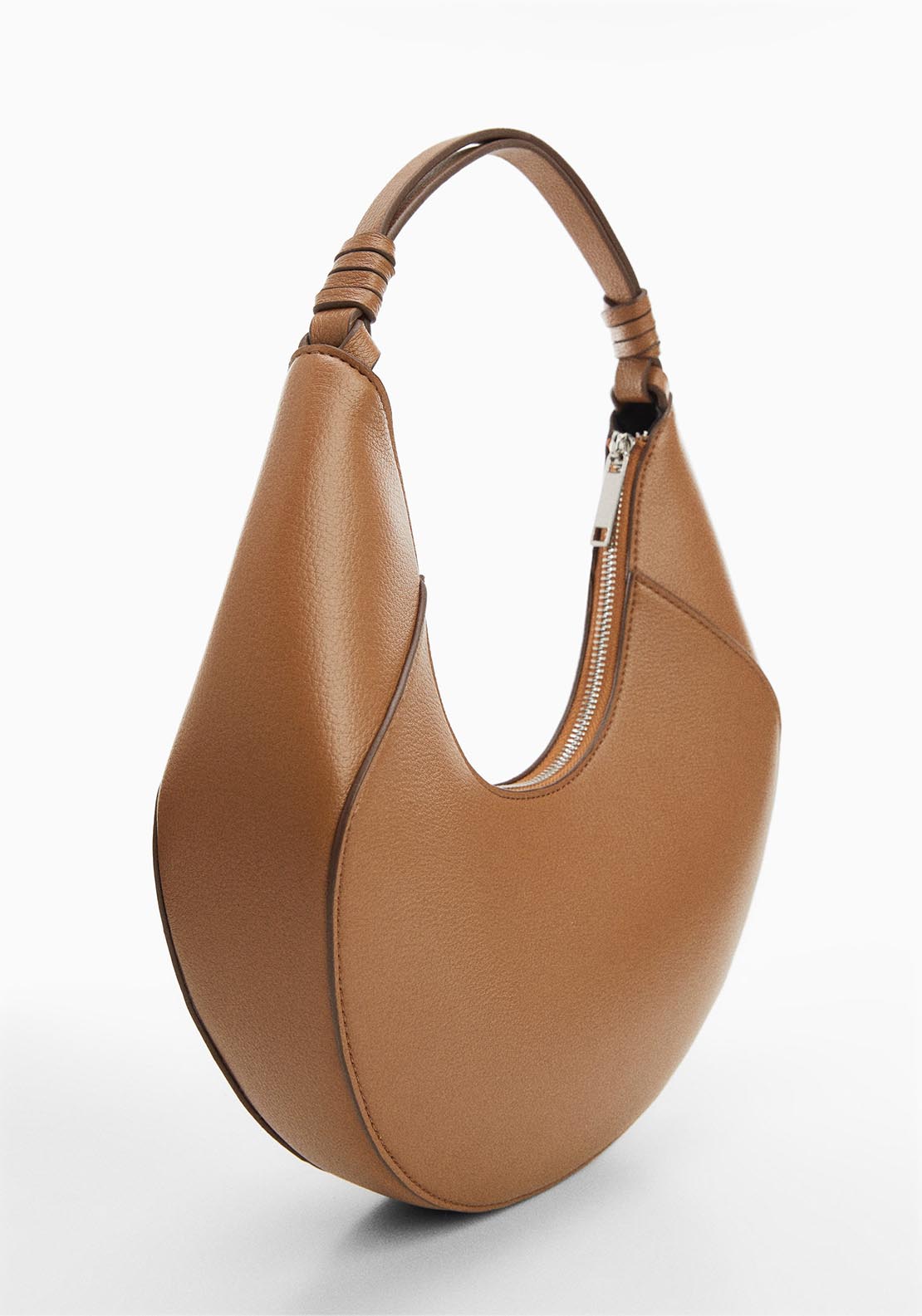 Mango Leather effect shoulder bag 4 Shaws Department Stores