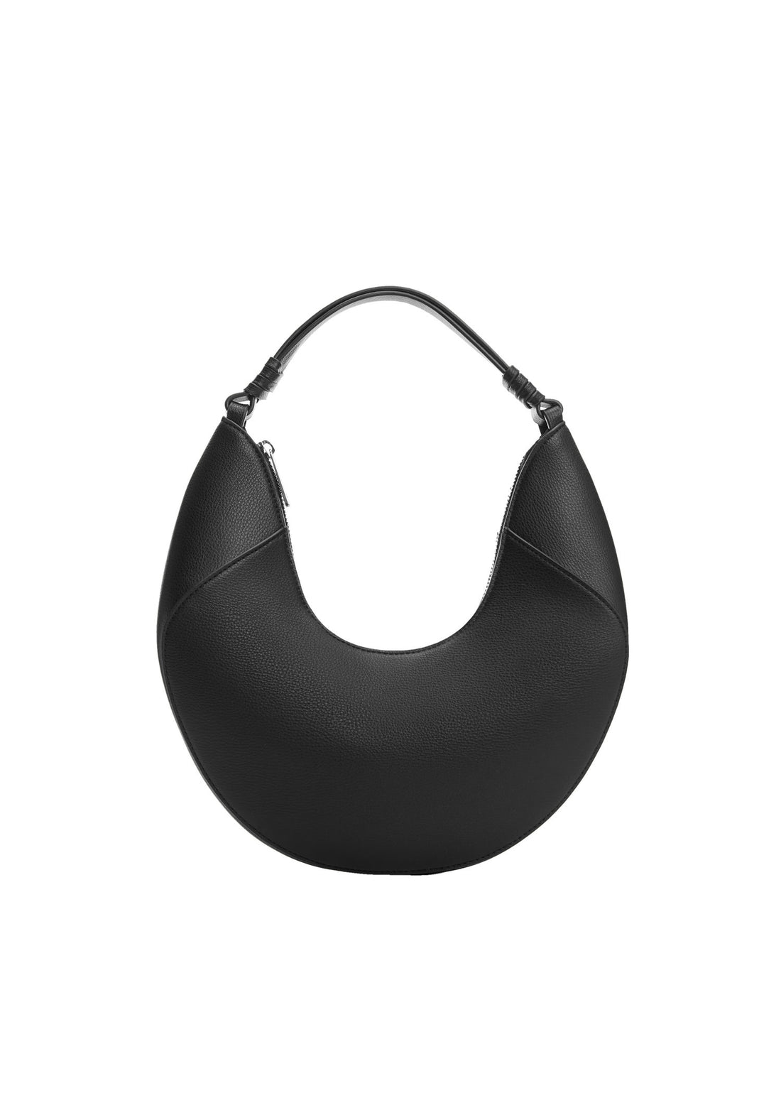 Mango Leather effect shoulder bag 1 Shaws Department Stores