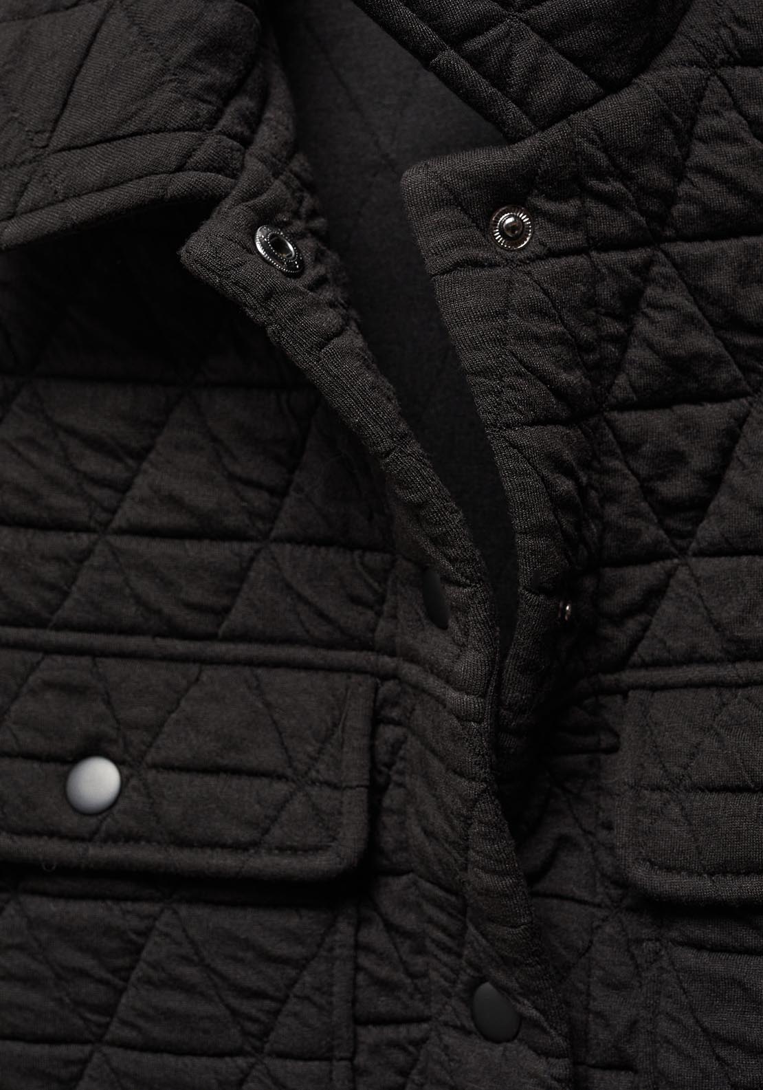Mango Quilted gilet with buttons 2 Shaws Department Stores