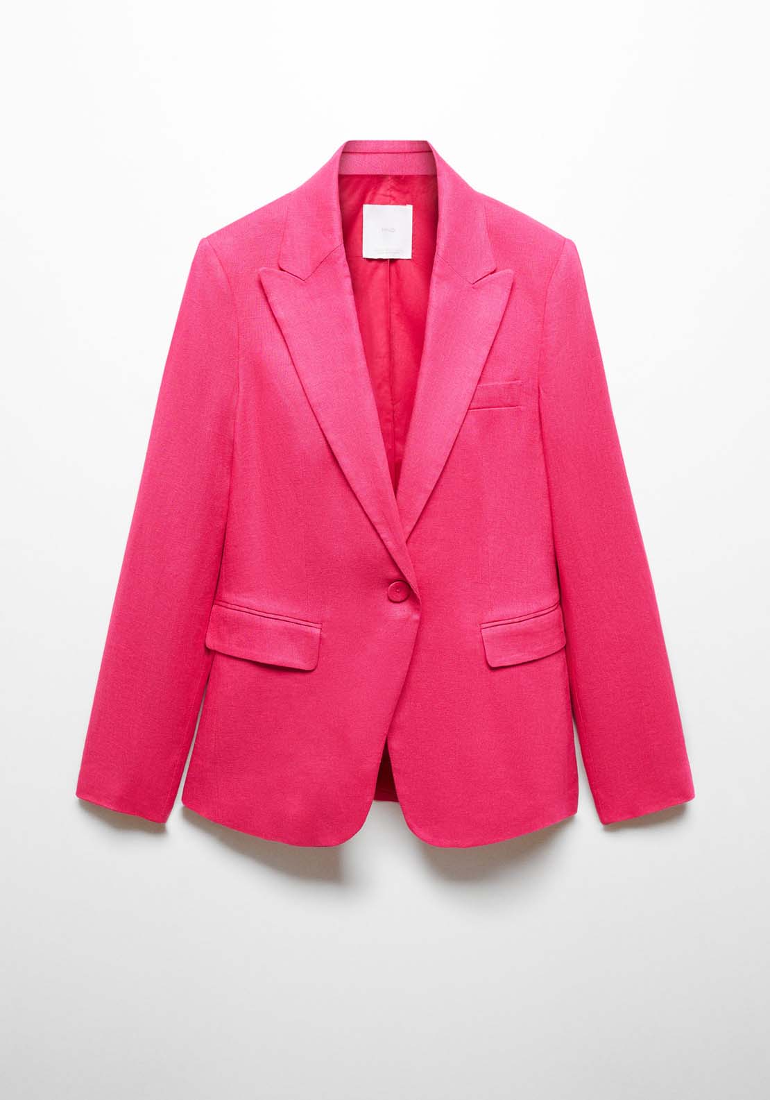 Mango Blazer suit 100% linen - Pink 9 Shaws Department Stores