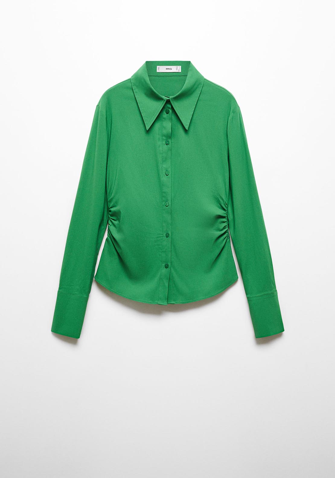 Mango Slim-fit velvet jacket - Green 6 Shaws Department Stores