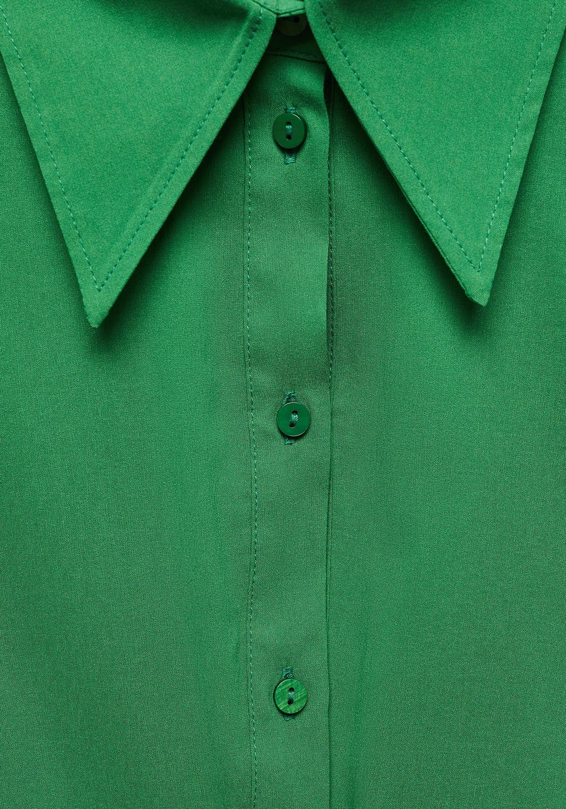 Mango Slim-fit velvet jacket - Green 5 Shaws Department Stores