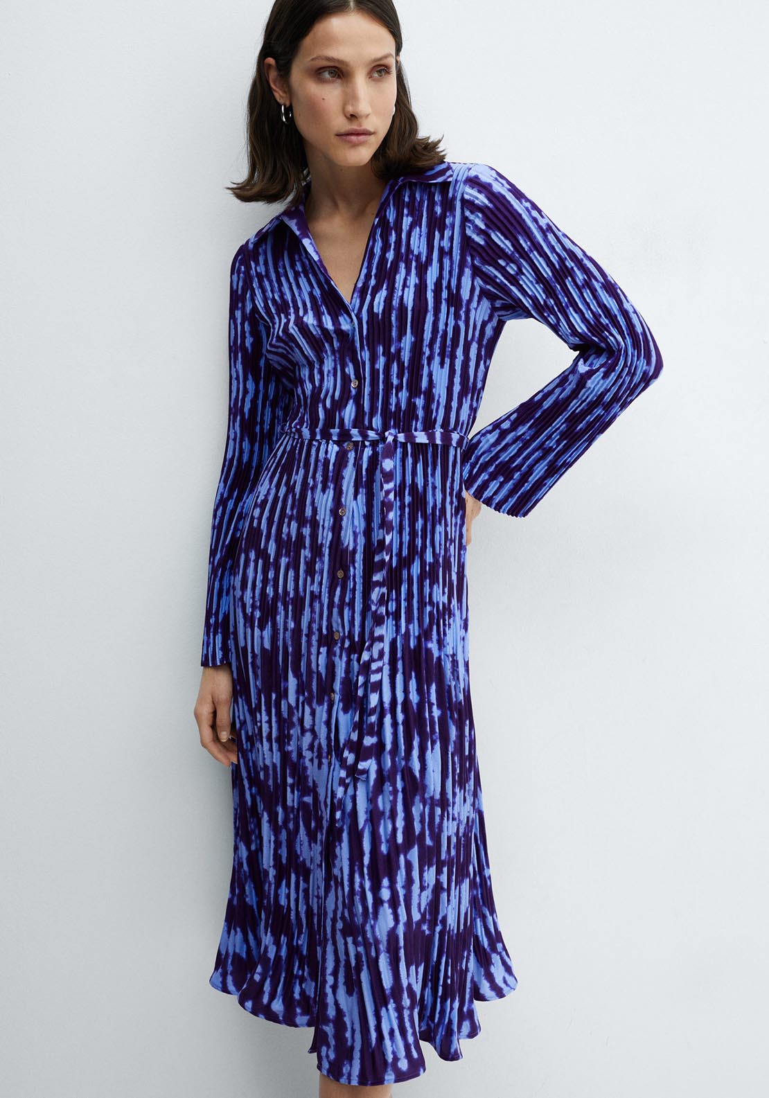 Mango Belt shirt dress 2 Shaws Department Stores