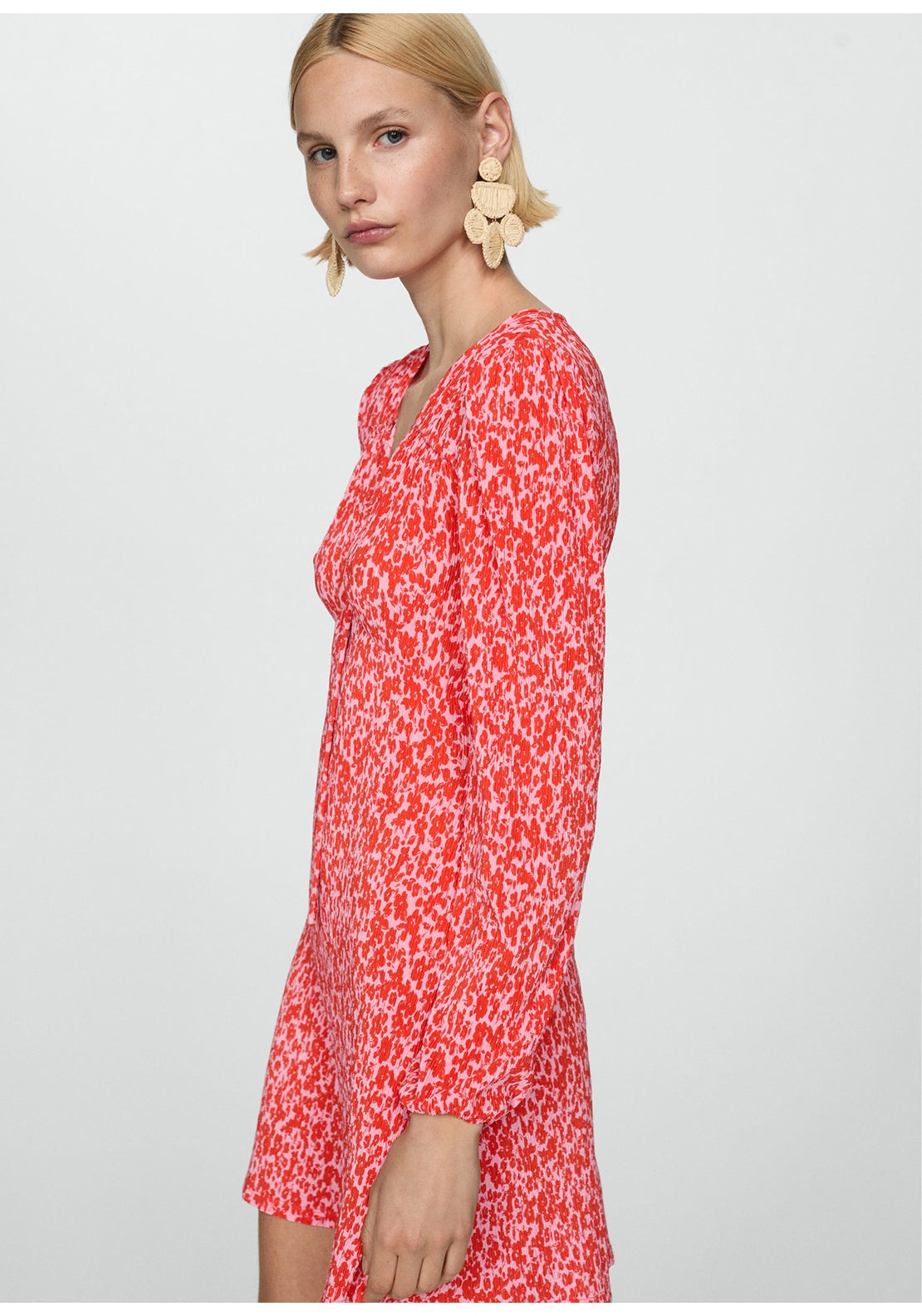 Mango Floral print dress 2 Shaws Department Stores