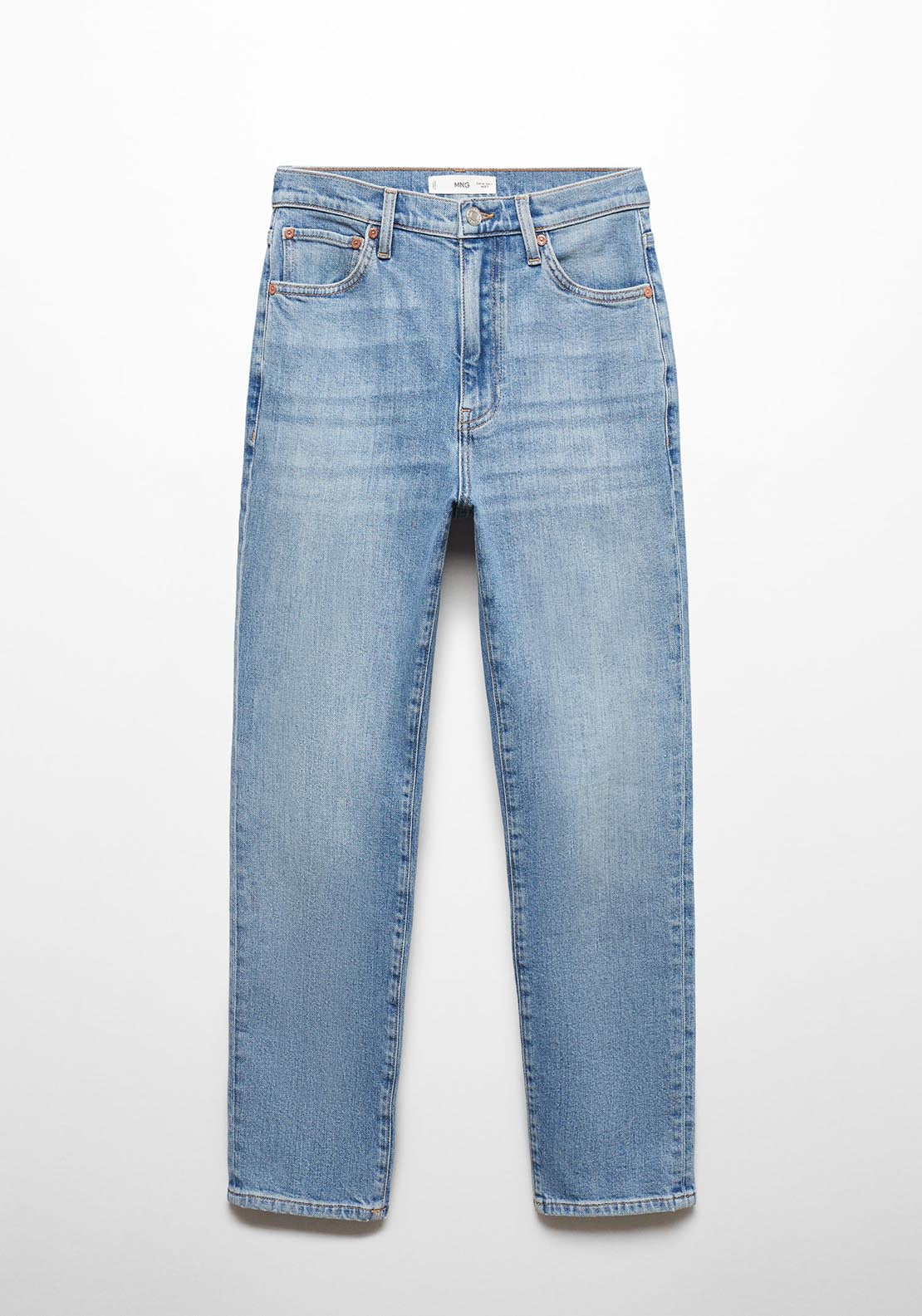 Mango Slim cropped jeans 2 Shaws Department Stores