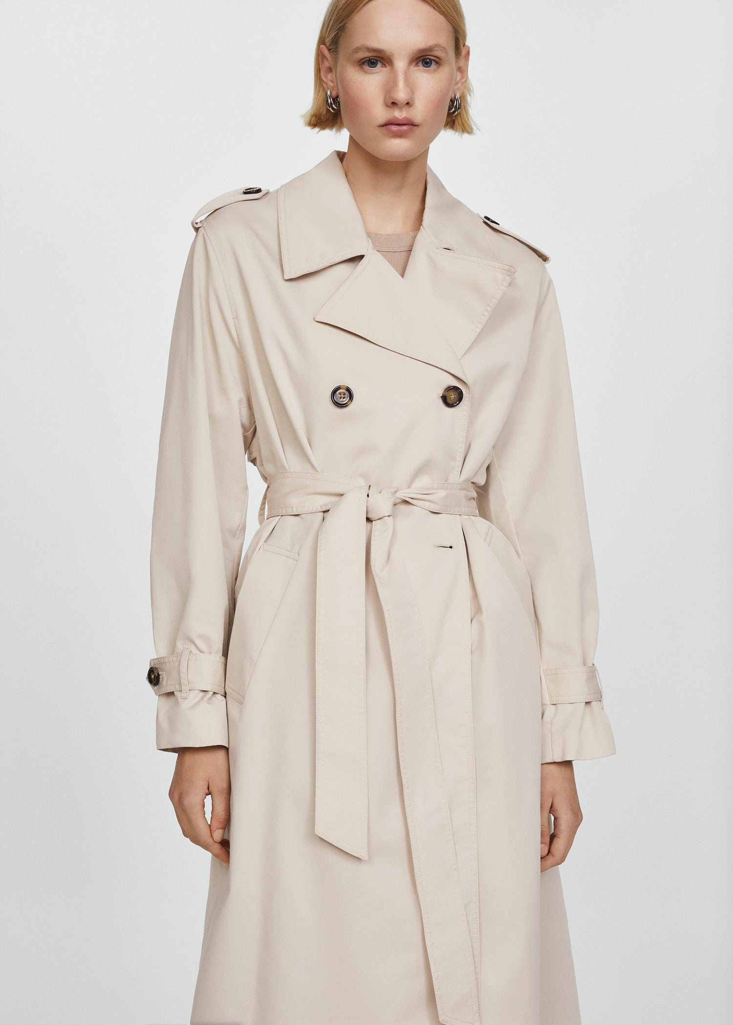 Mango Double-button trench coat 4 Shaws Department Stores