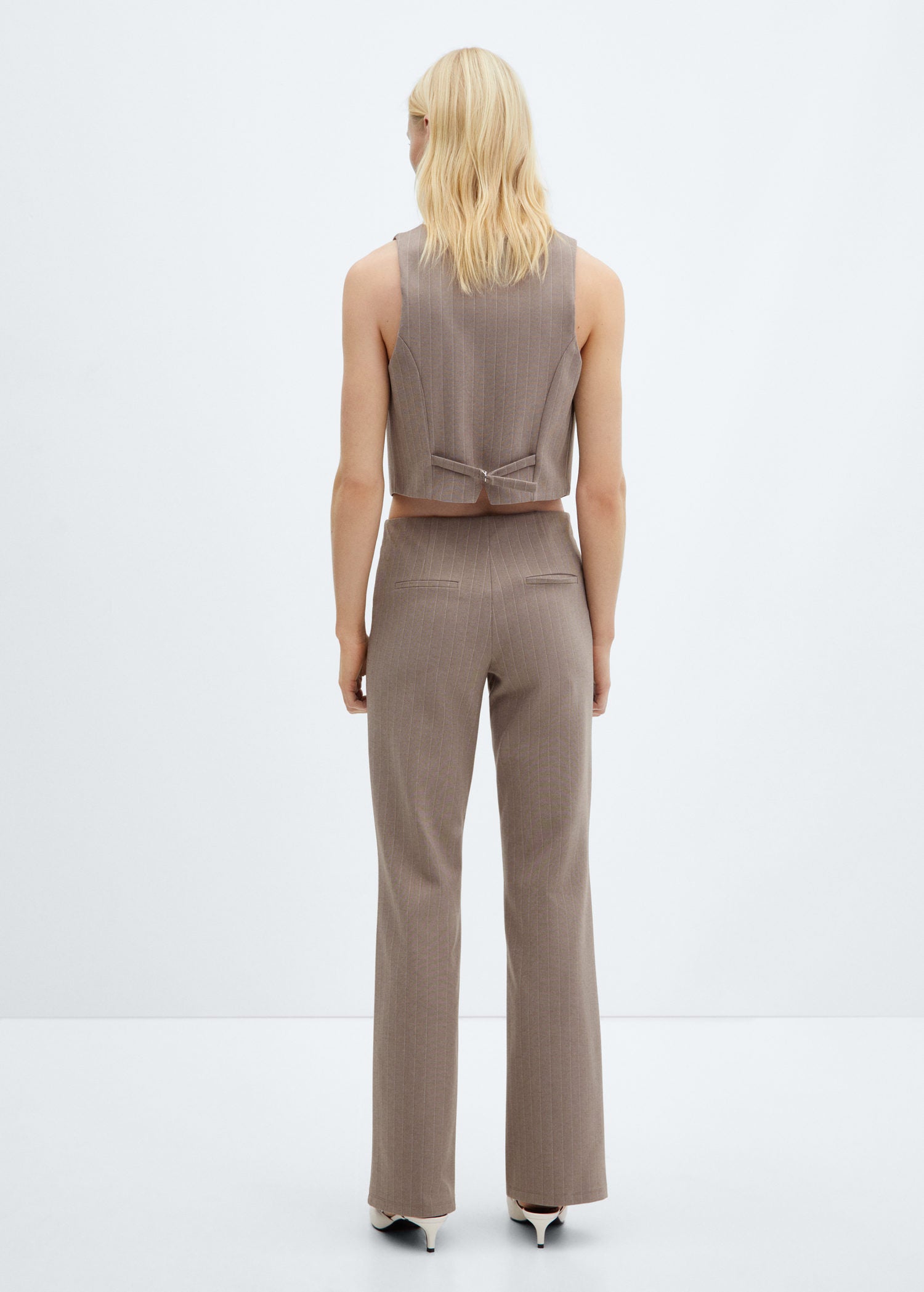 Mango High-waist straight trousers 6 Shaws Department Stores