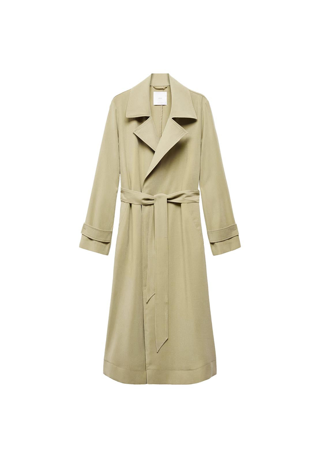 Mango Flowy lapel trench 8 Shaws Department Stores