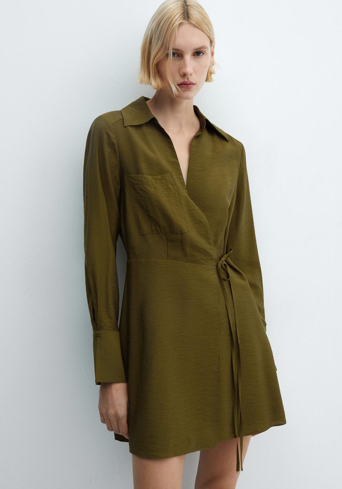 Mango Bow wrap dress 1 Shaws Department Stores