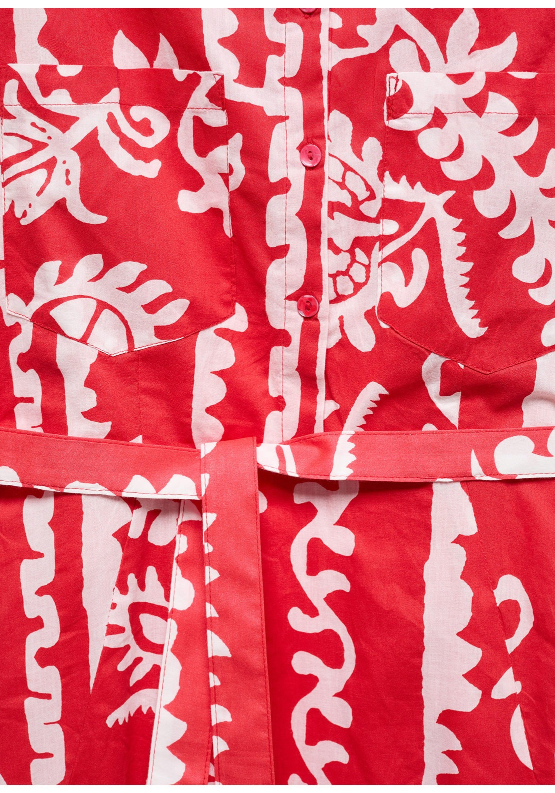 Mango Printed bow dress 4 Shaws Department Stores
