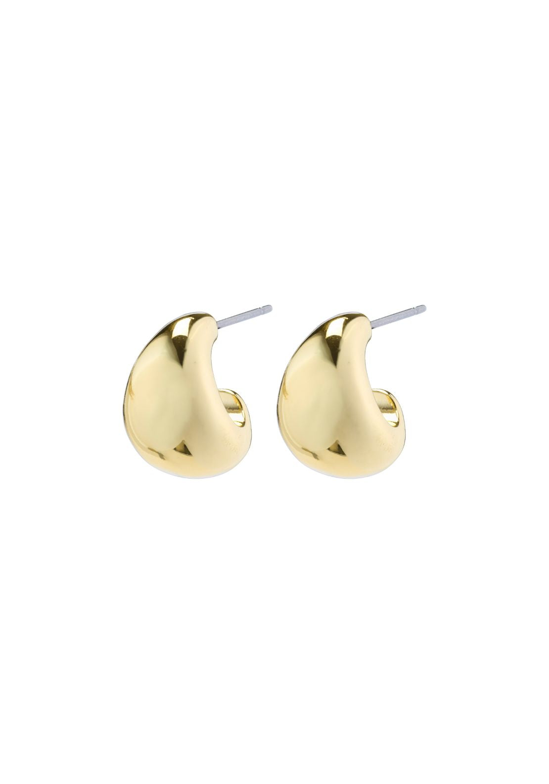 Alexane Gold Plated Chunky Mini Hoop Earrings - Gold