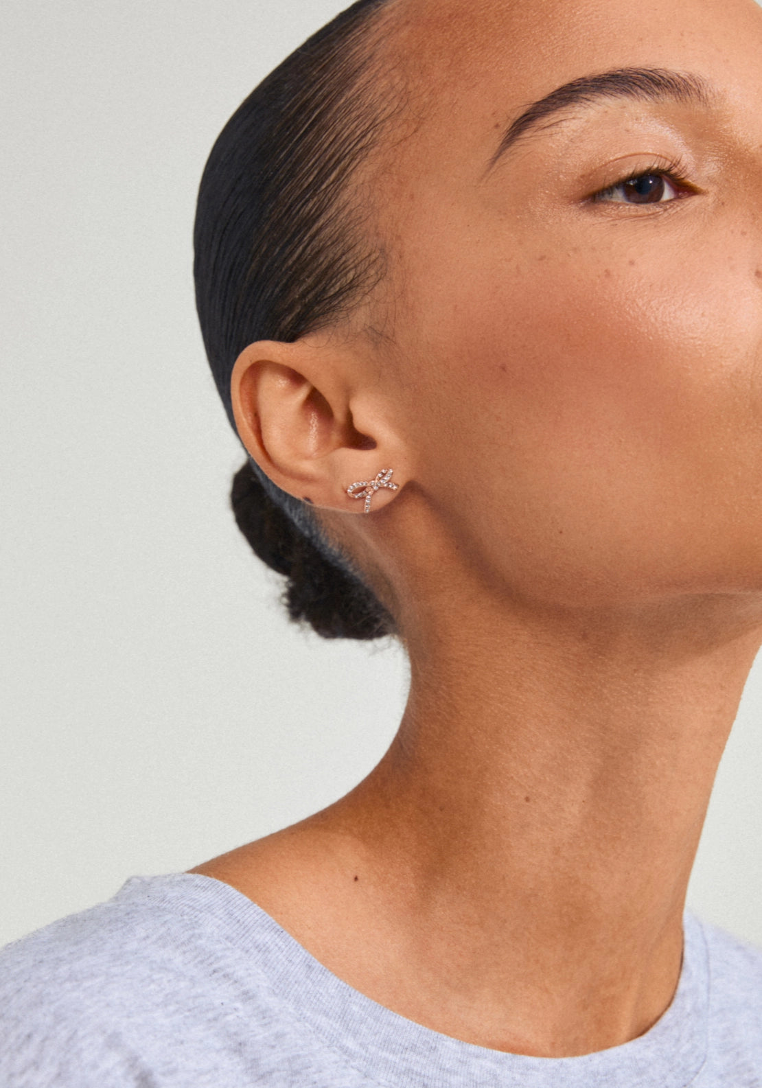 Catharina Rose Gold Plated Earrings - Rose Gold