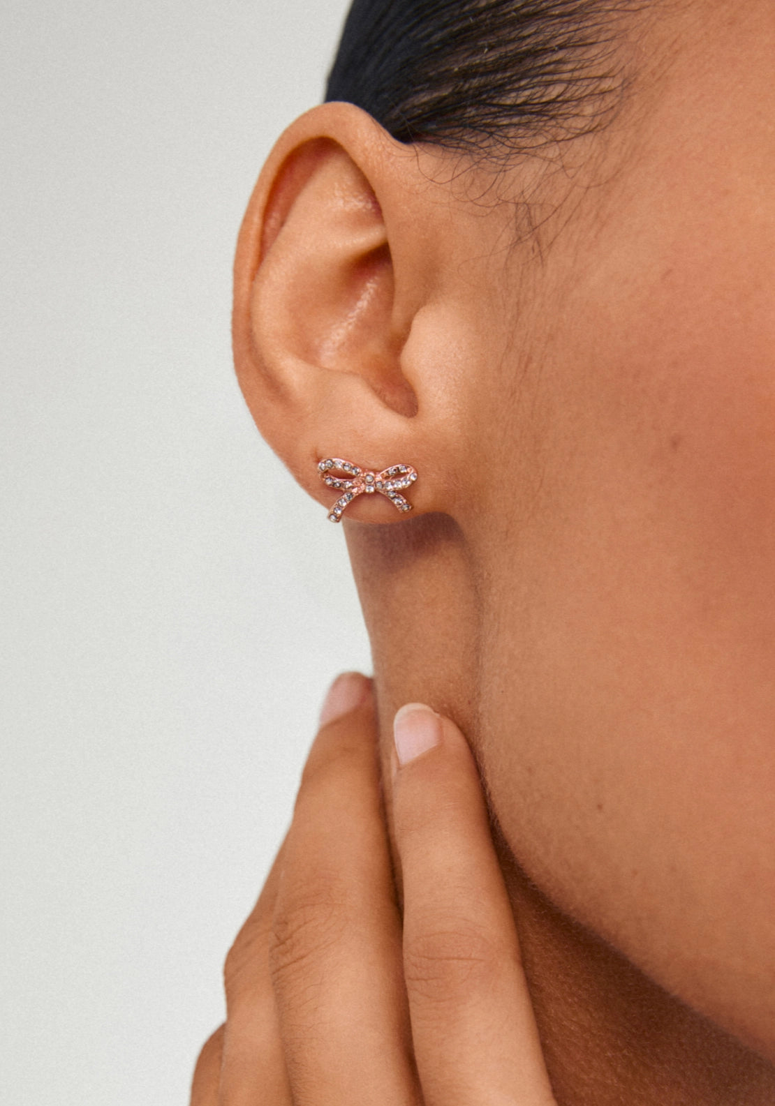 Catharina Rose Gold Plated Earrings - Rose Gold