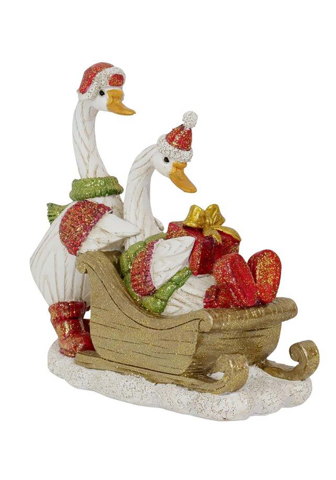 The Home Christmas Festive Geese Sled 1 Shaws Department Stores