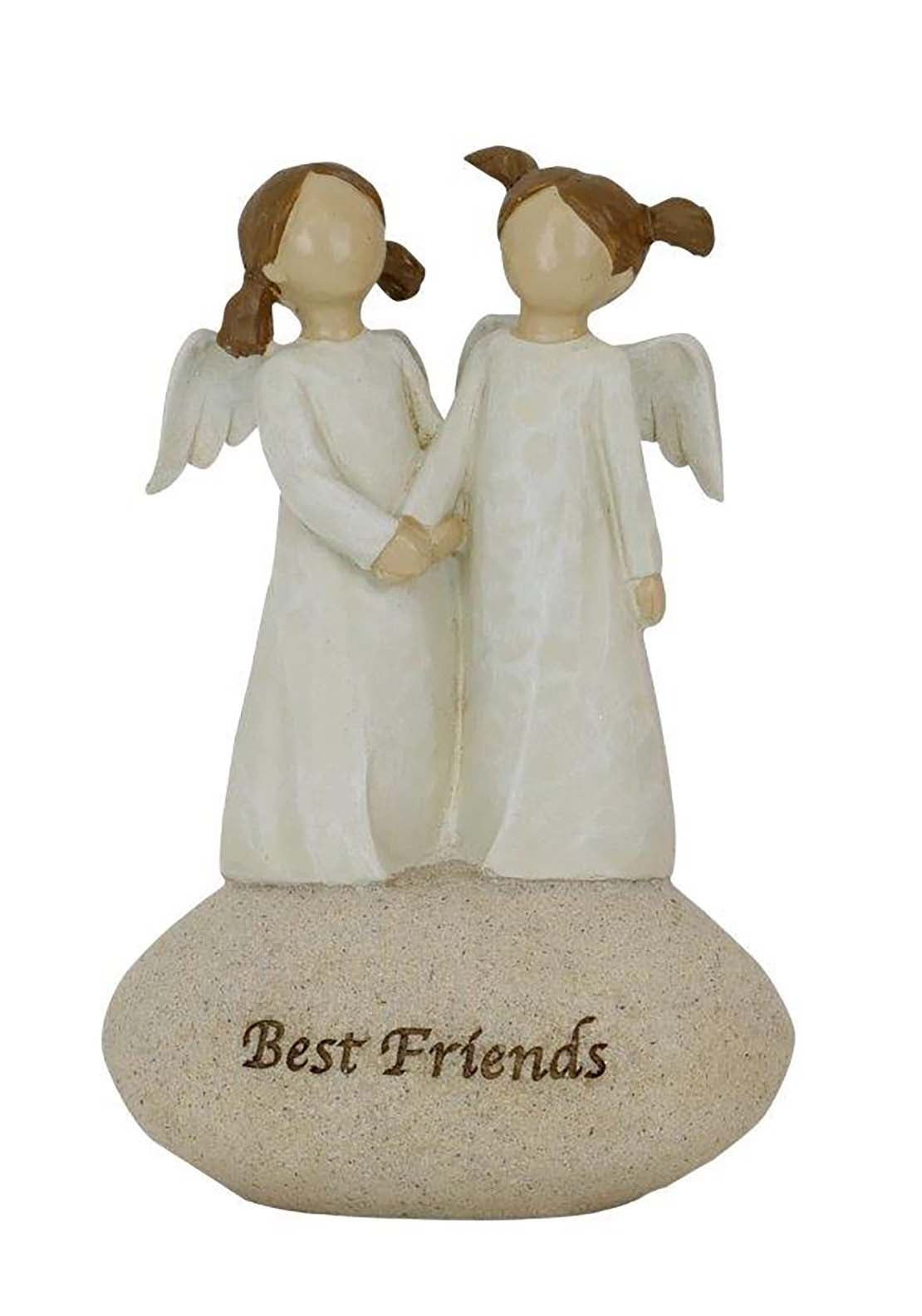 The Home Christmas Angel Standing On Stone With Message 1 Shaws Department Stores