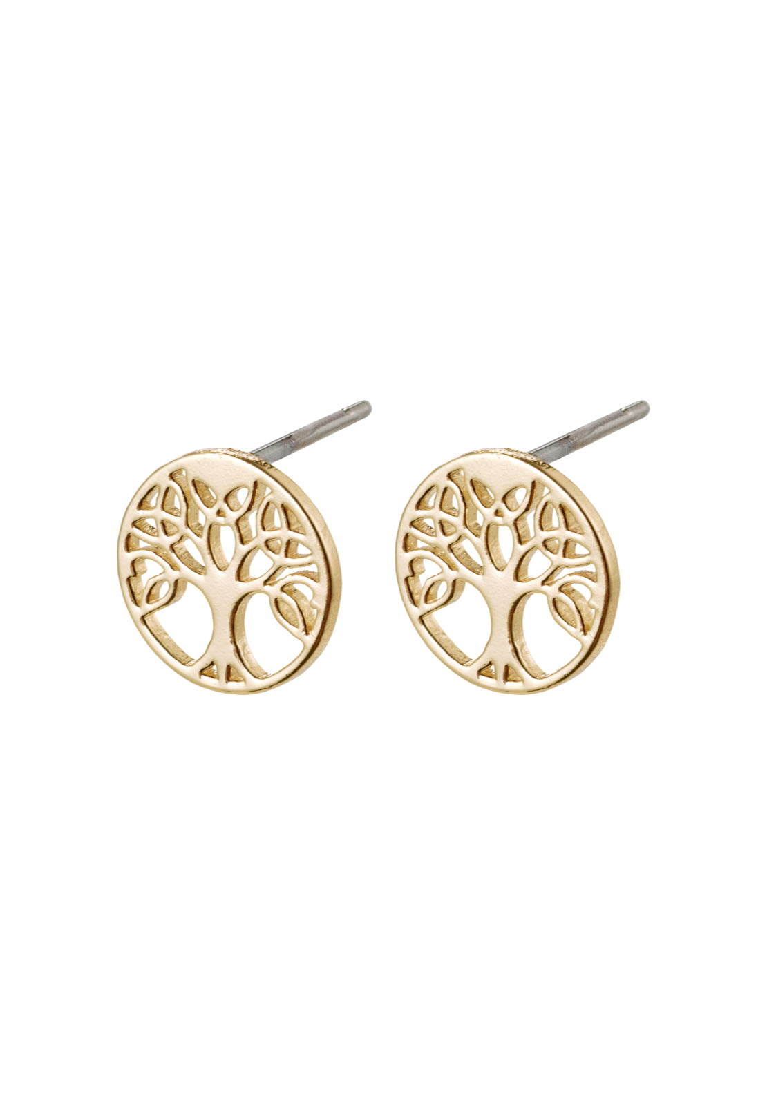 Georgina Gold Plated Stud Earrings - Gold
