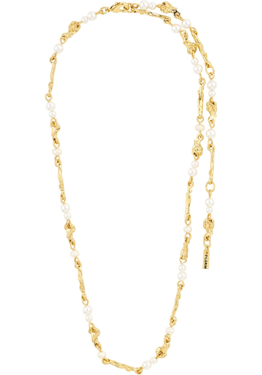 Sloan Gold Plated Pearl Necklace - Gold