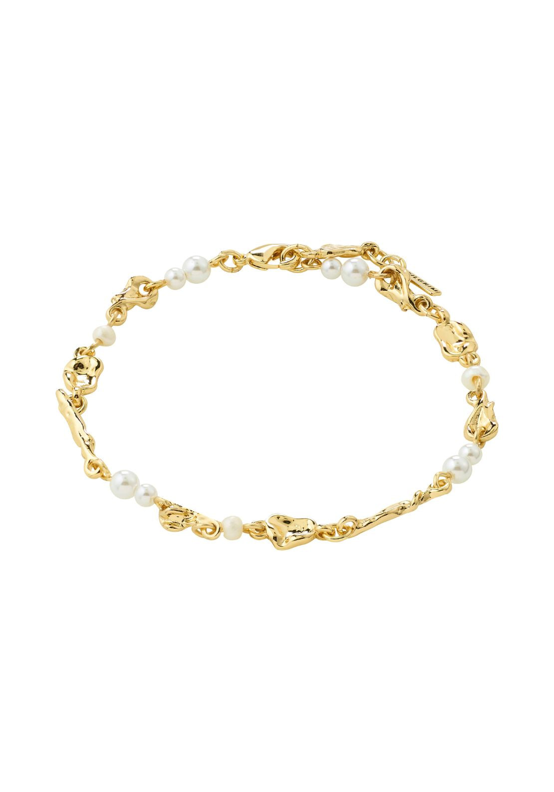 Sloan Gold Plated Pearl &amp; Bead Bracelet - Gold