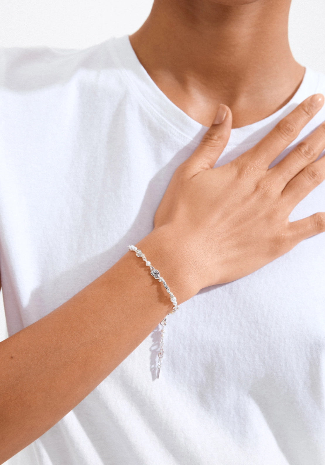 Sloan Silver Plated Bracelet - Silver