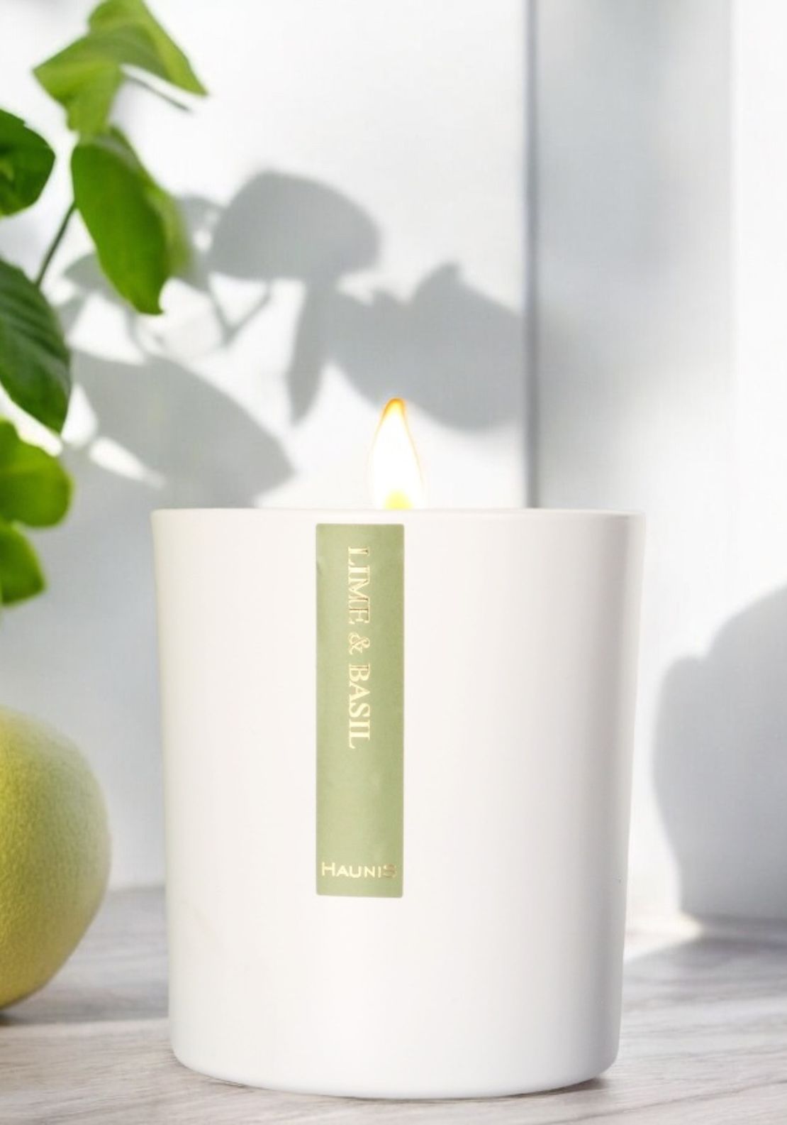 Haunis Lime &amp; Basil Candle &amp; Diffuser Set - Lime/basil 3 Shaws Department Stores