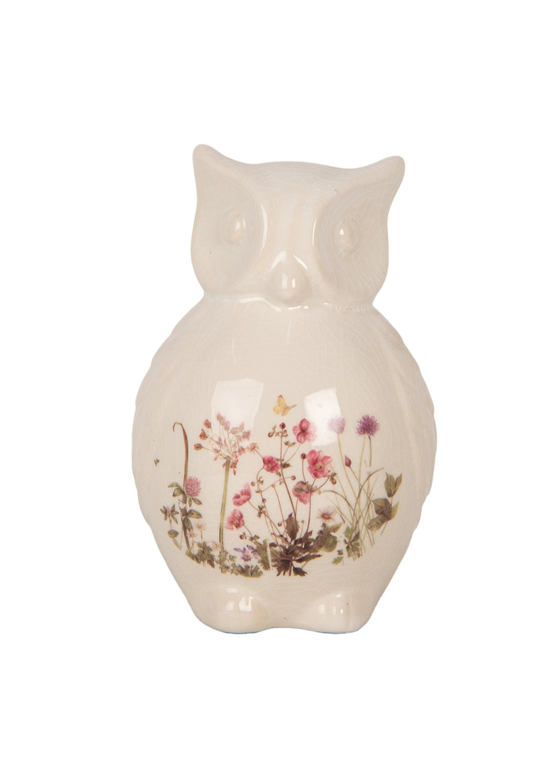 Decorative Figurine Owl - Floral