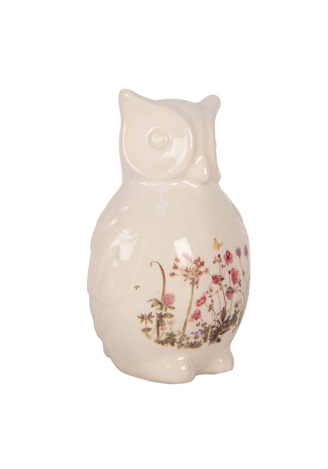 Decorative Figurine Owl - Floral