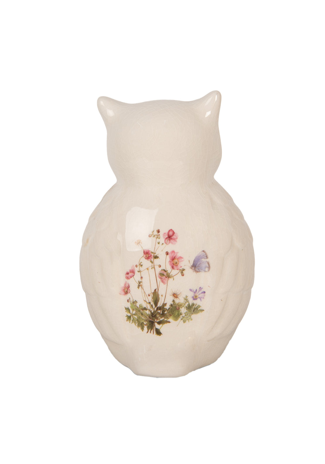 Decorative Figurine Owl - Floral