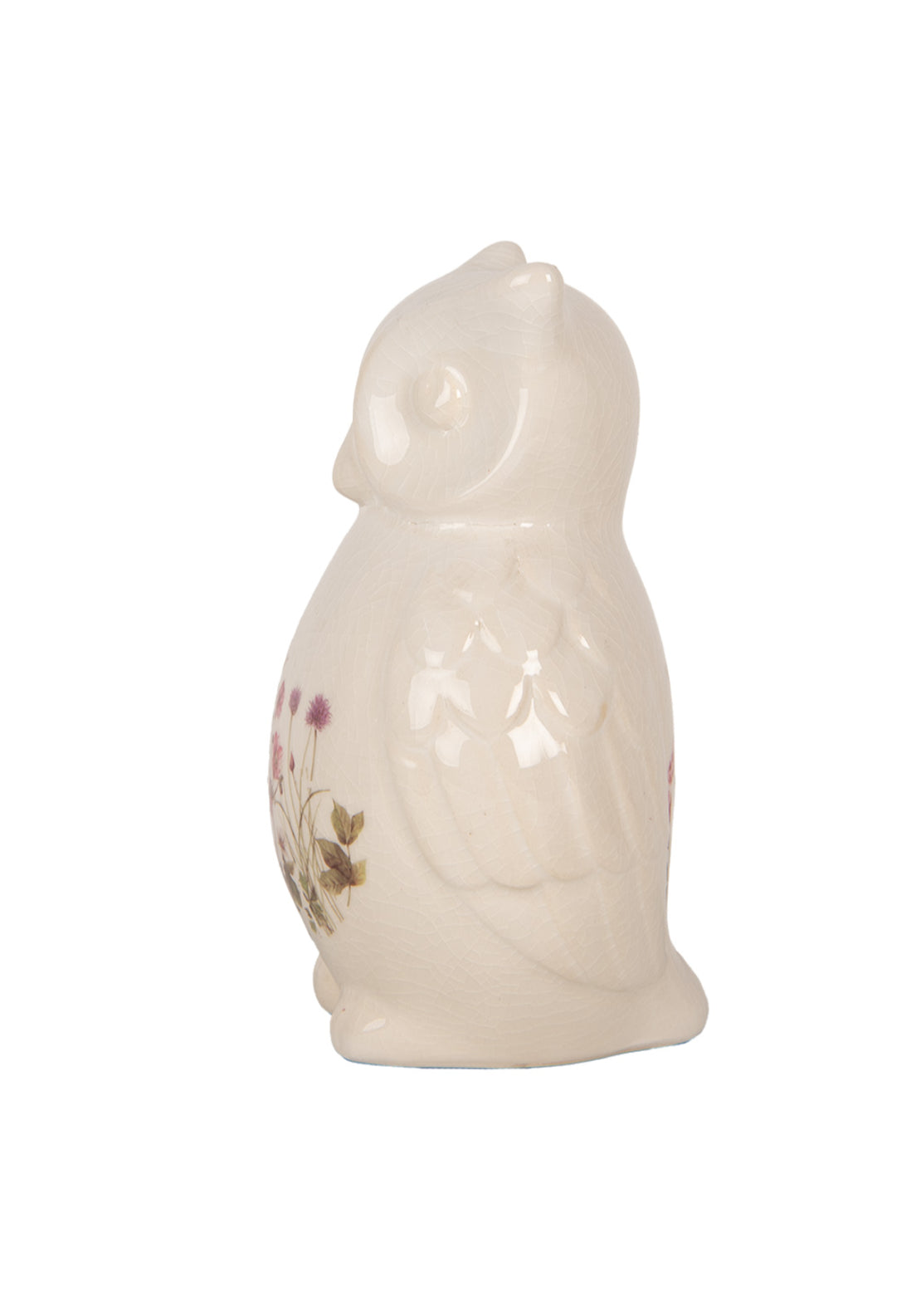 Decorative Figurine Owl - Floral