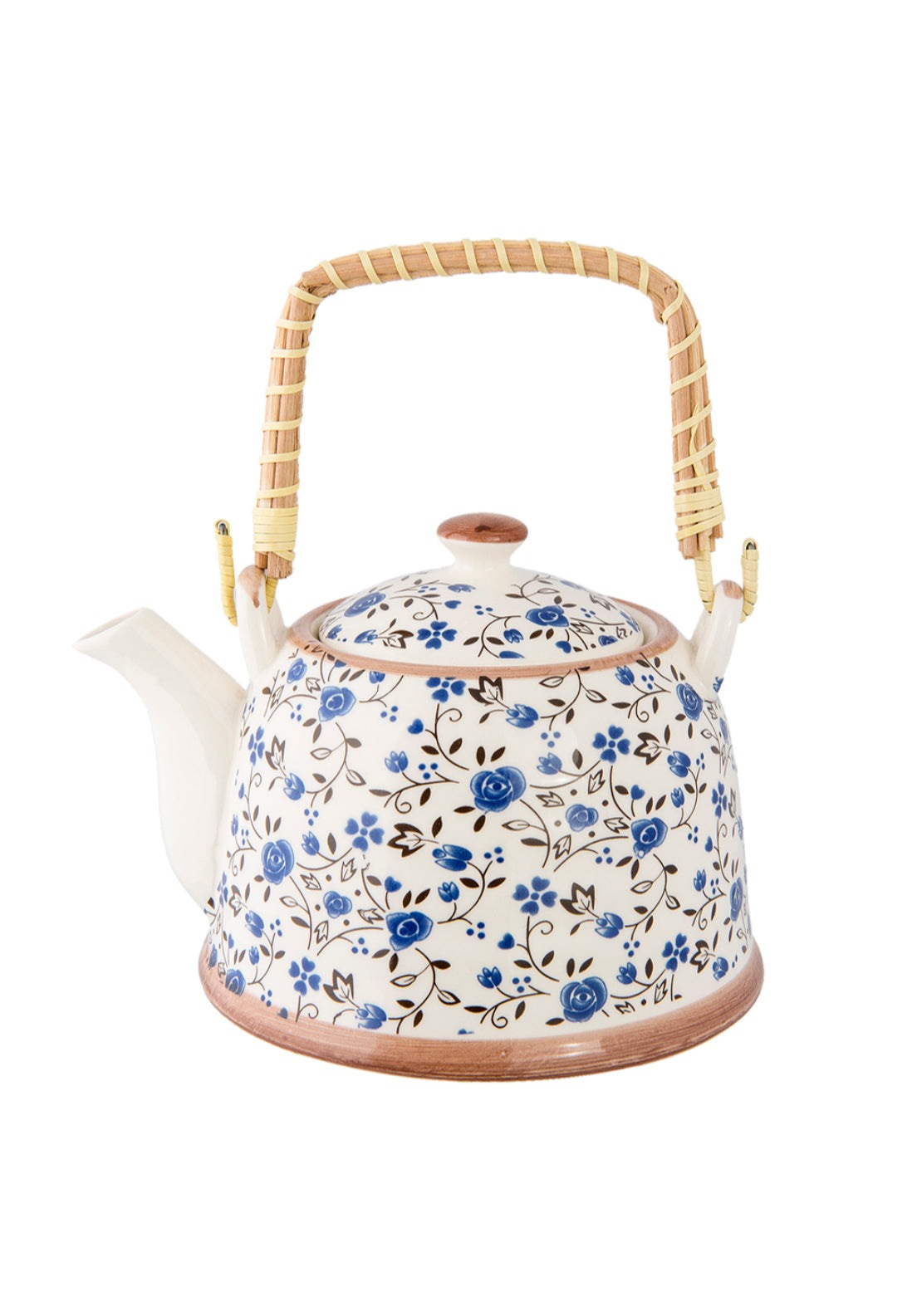 Teapot - Blue Roses