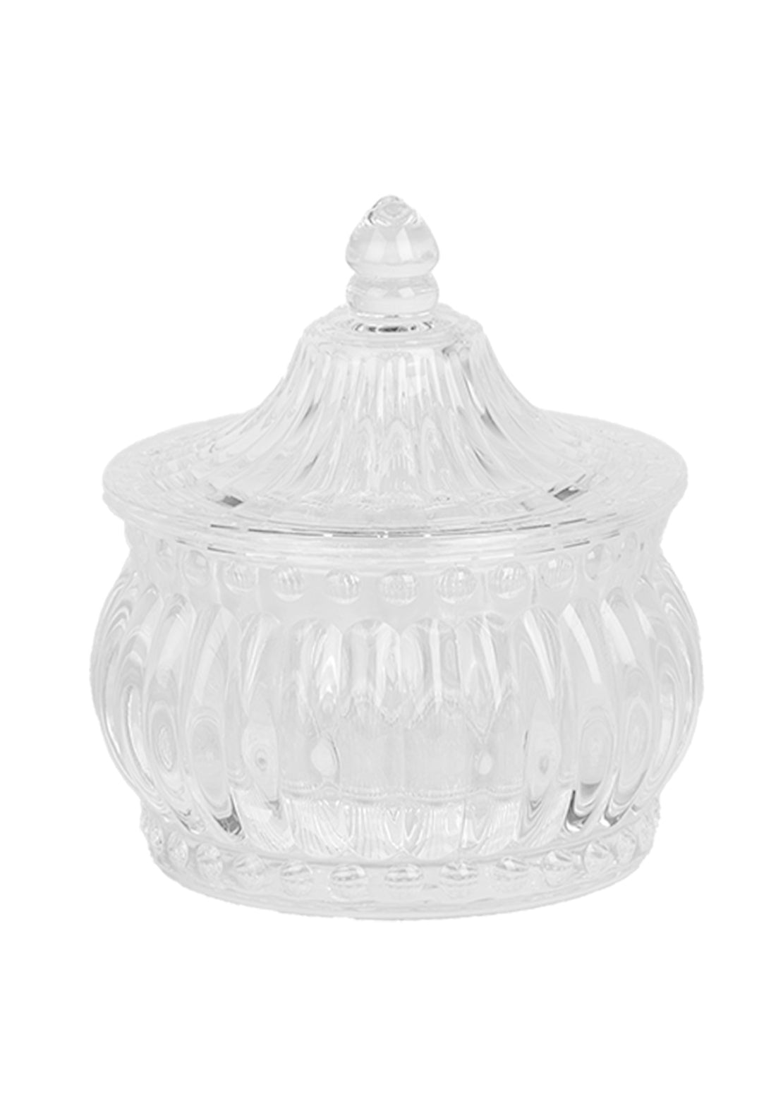 Glass Storage Jar with Lid - Round