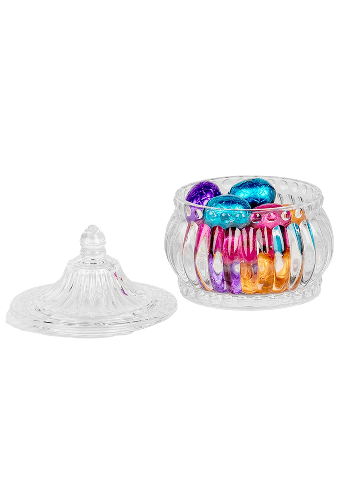 Glass Storage Jar with Lid - Round